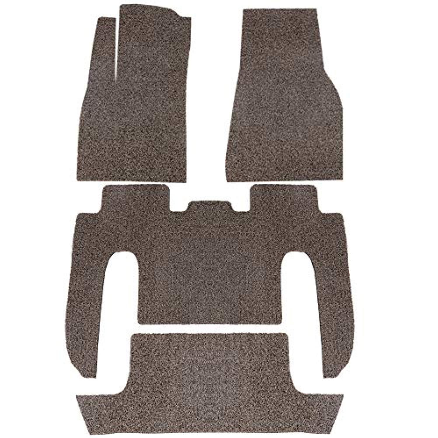 Bosonshop Tesla Model X-6 Seat Floor Mats Set, All Weather, Gray