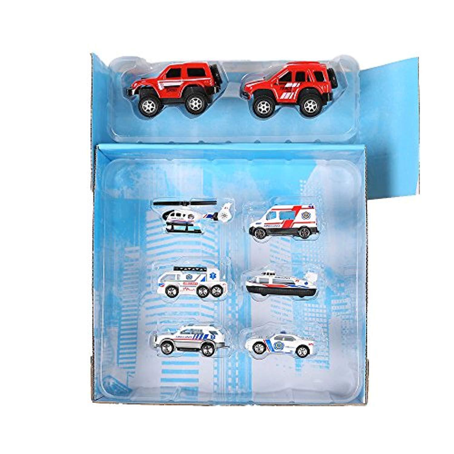 Bosonshop Metal Vehicle Car Track Game Play set