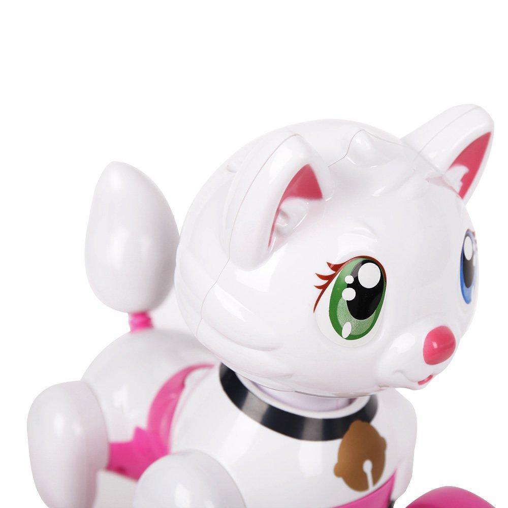 Bosonshop Interactive Cat Voice Recognition Electronic Robot Toy Cat Dancing Pet for Kid