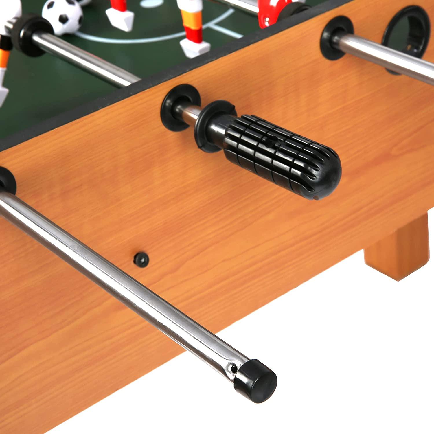 Foosball Table Game 48" Competition Sized Soccer Table for Adults Arcades, Bars, Parties, Family Night - Bosonshop