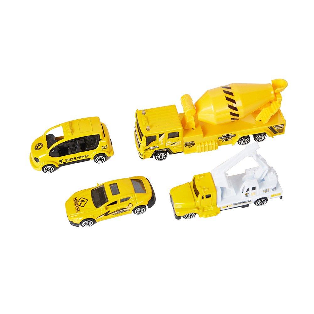 Bosonshop Yellow Gas Station Toy Playset Educational Toys for Kids 3 and up