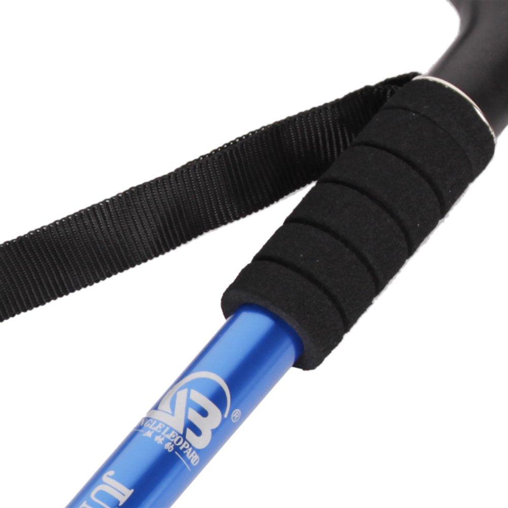 Bosonshop Professional Outdoor Trekking Poles Ultra Light Adjustable Height Anti-Shock Stick for Hiking