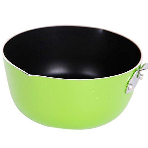 Bosonshop Mini Aluminum Nonstick Butte Warmer Milk Cookware Pot Silicone Handle