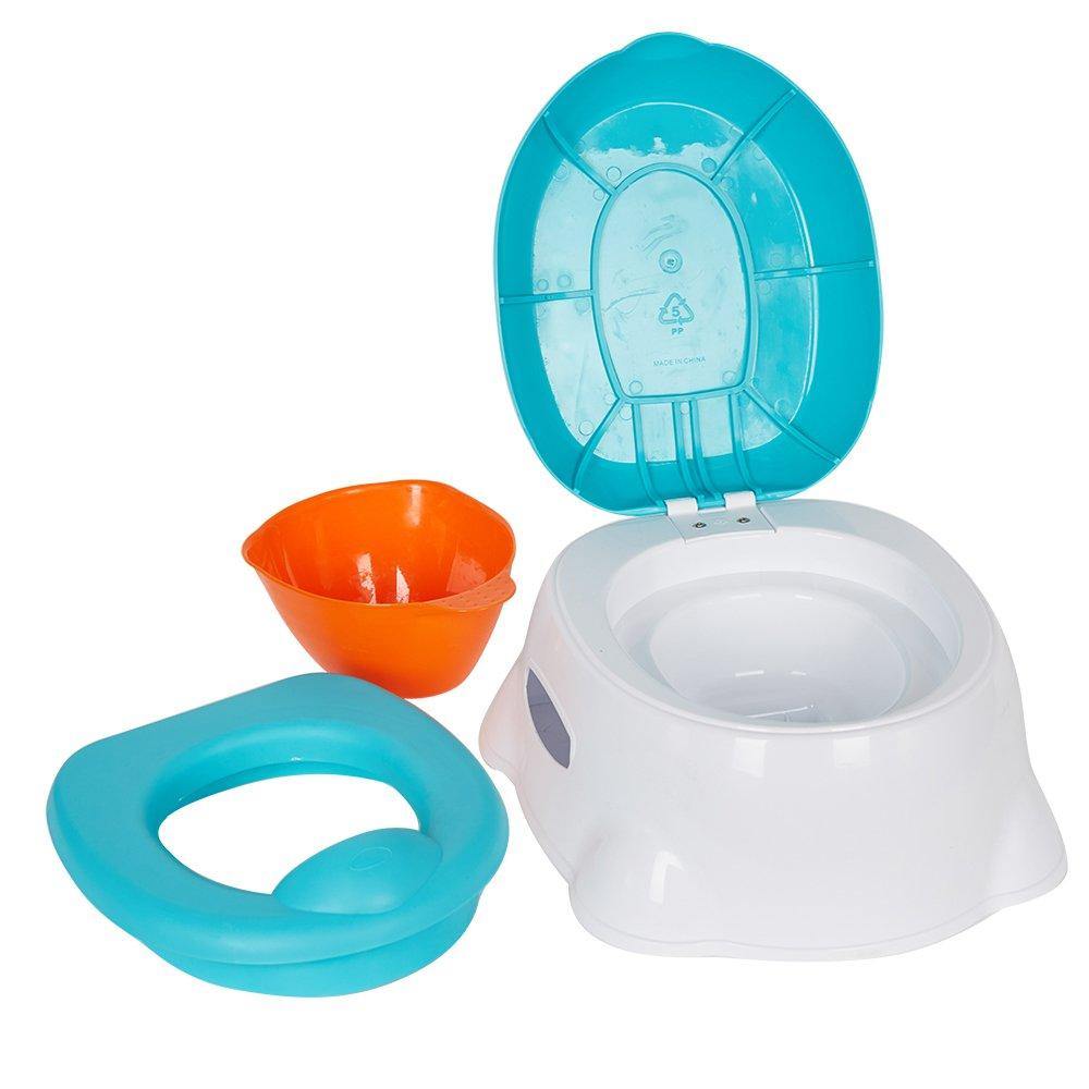 Bosonshop 3 in 1 Comfort Potty Training Seat Step Stool Potty