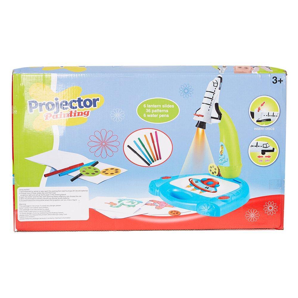 Bosonshop 3 in 1 Drawing and Learning Projector Painting Toy for Kids