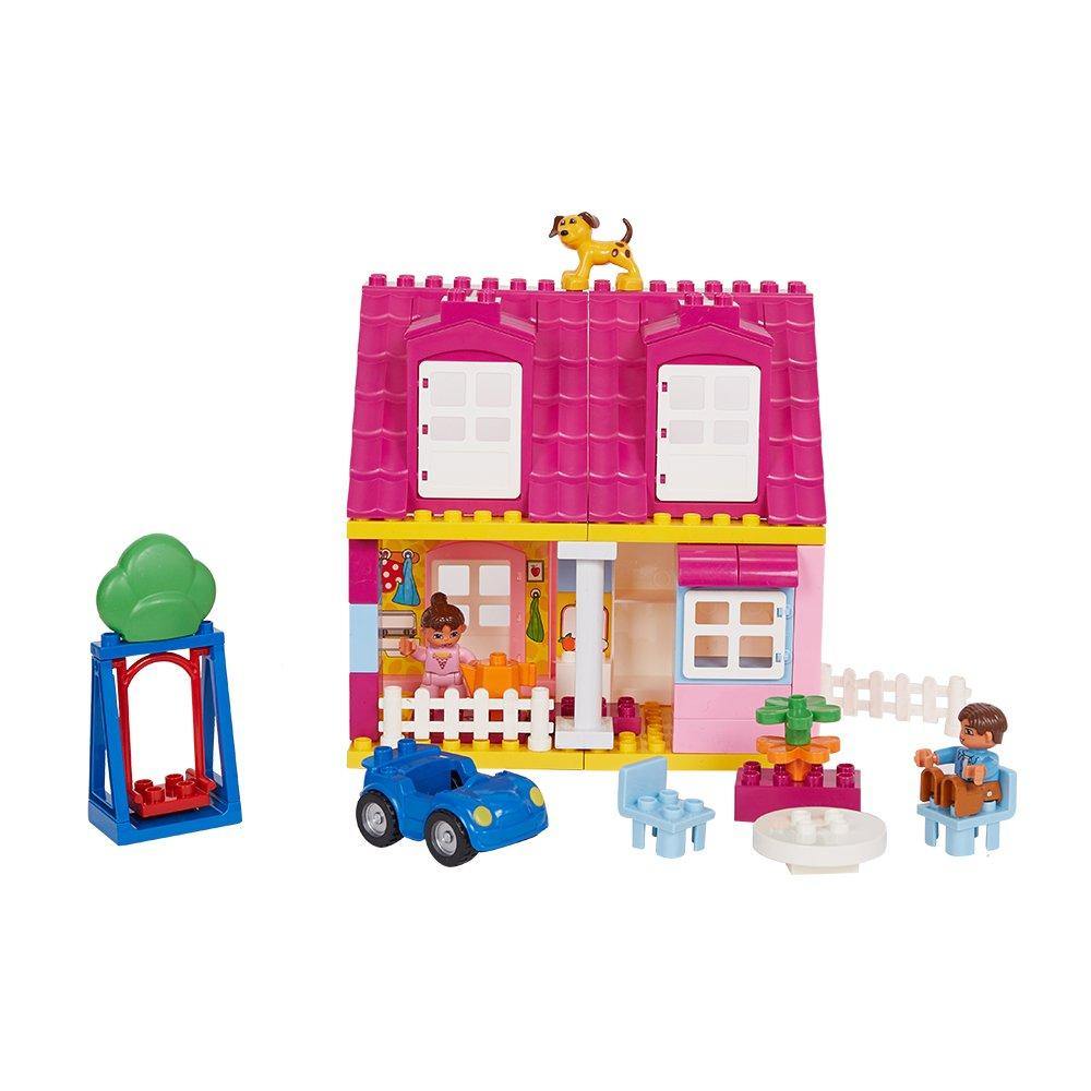 Bosonshop Children Dream Home Building Playset Blocks for Creativity Educational Toy