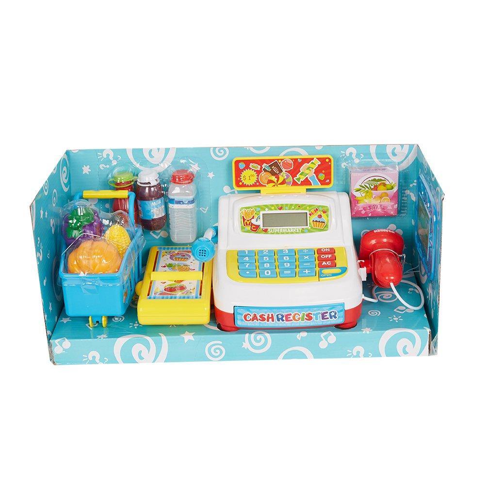 Bosonshop Pretend & Play Cash Register Toy for Kids