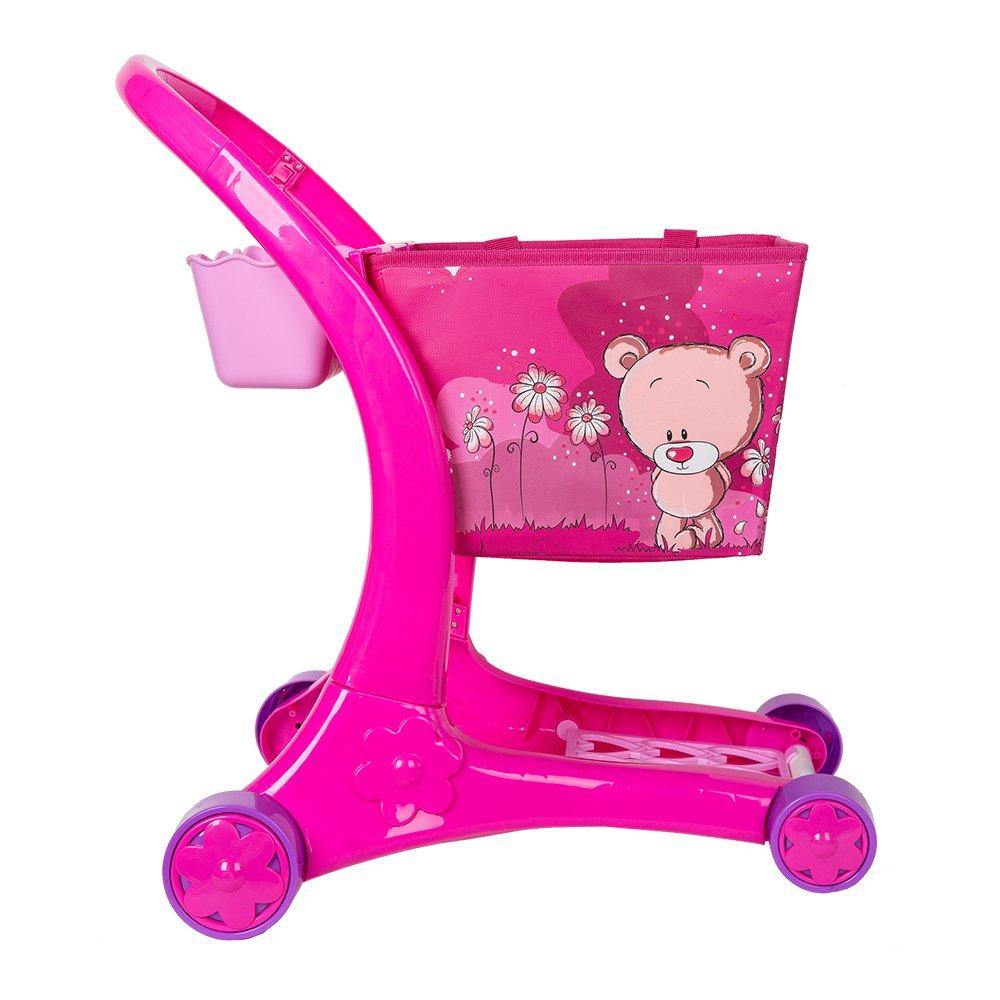 Bosonshop Kids Shopping Carts Pretend Toy for Girl