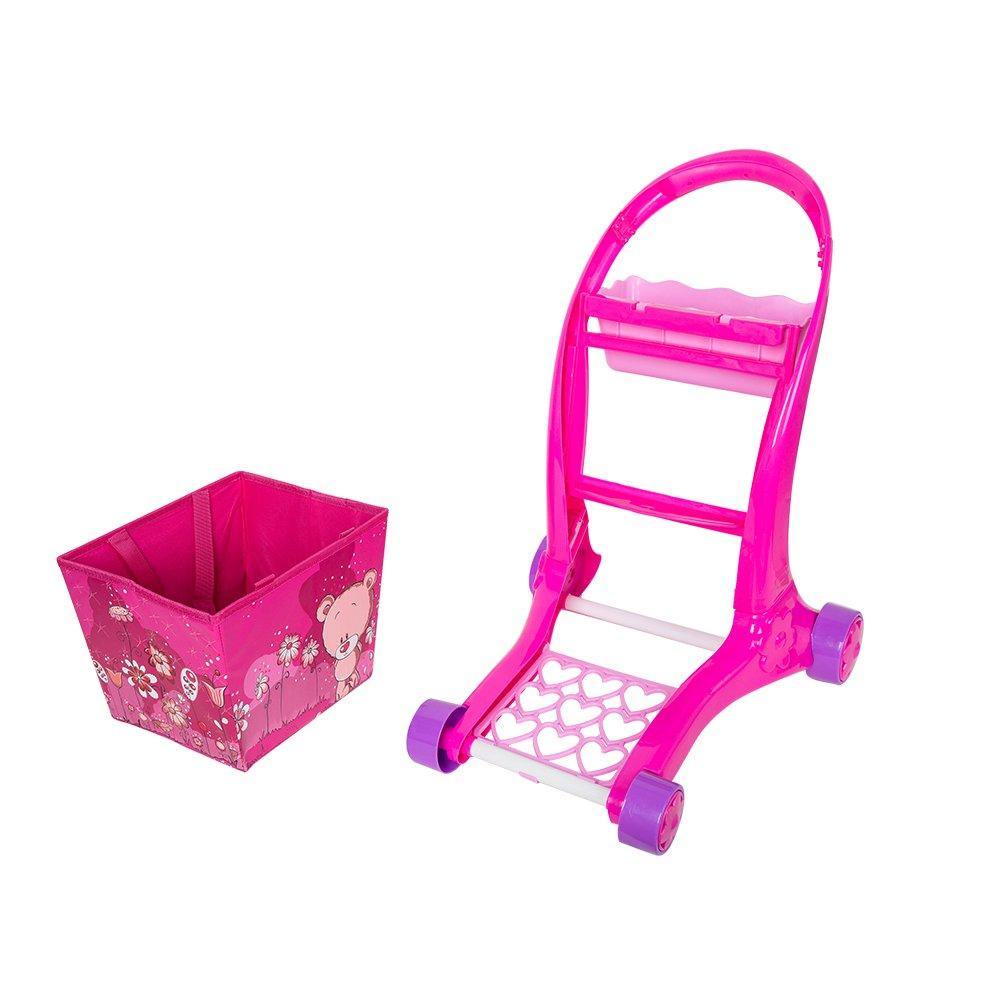 Bosonshop Kids Shopping Carts Pretend Toy for Girl