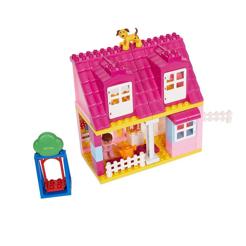 Bosonshop Children Dream Home Building Playset Blocks for Creativity Educational Toy