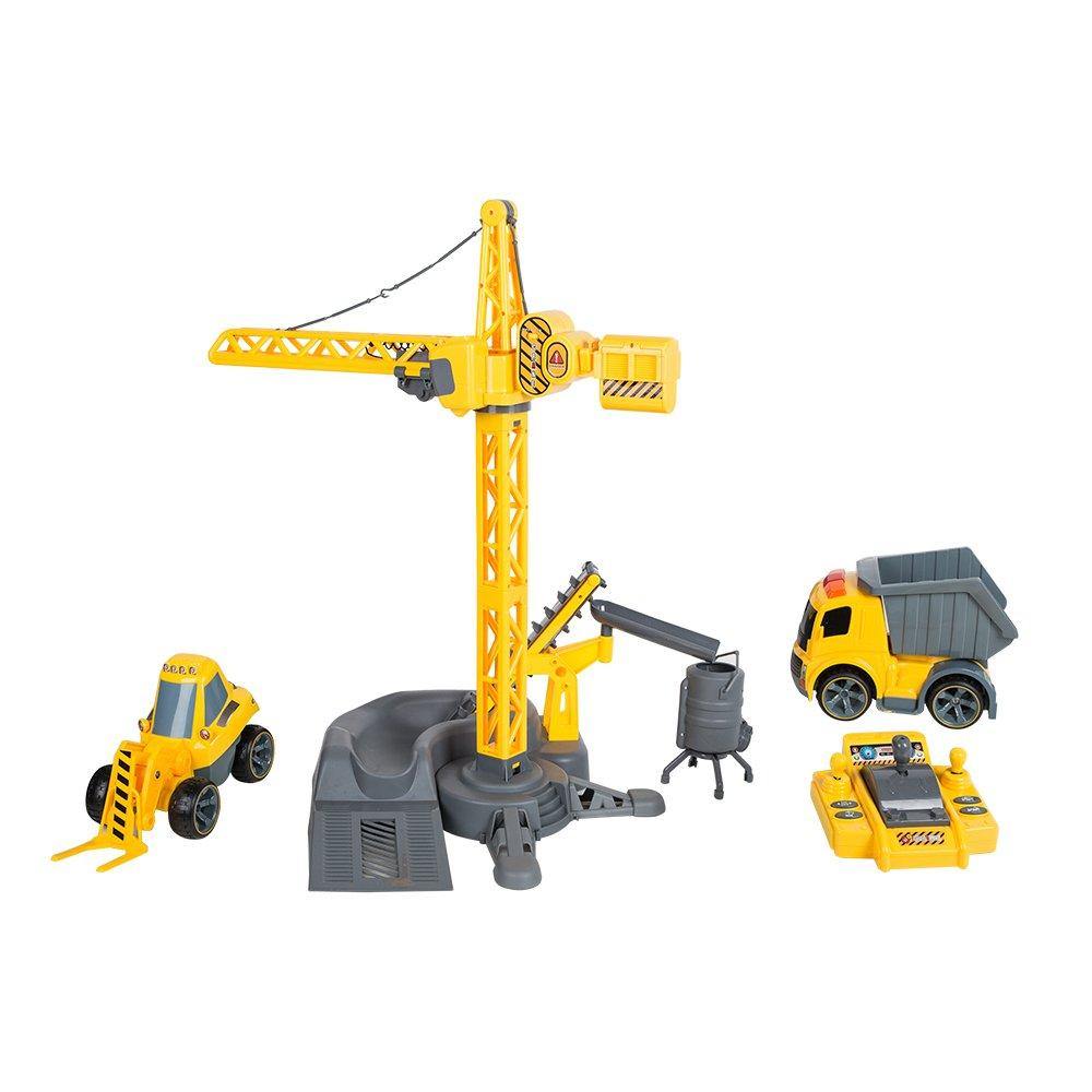 Bosonshop Remote Control Crane Tower Truck Gift Kids