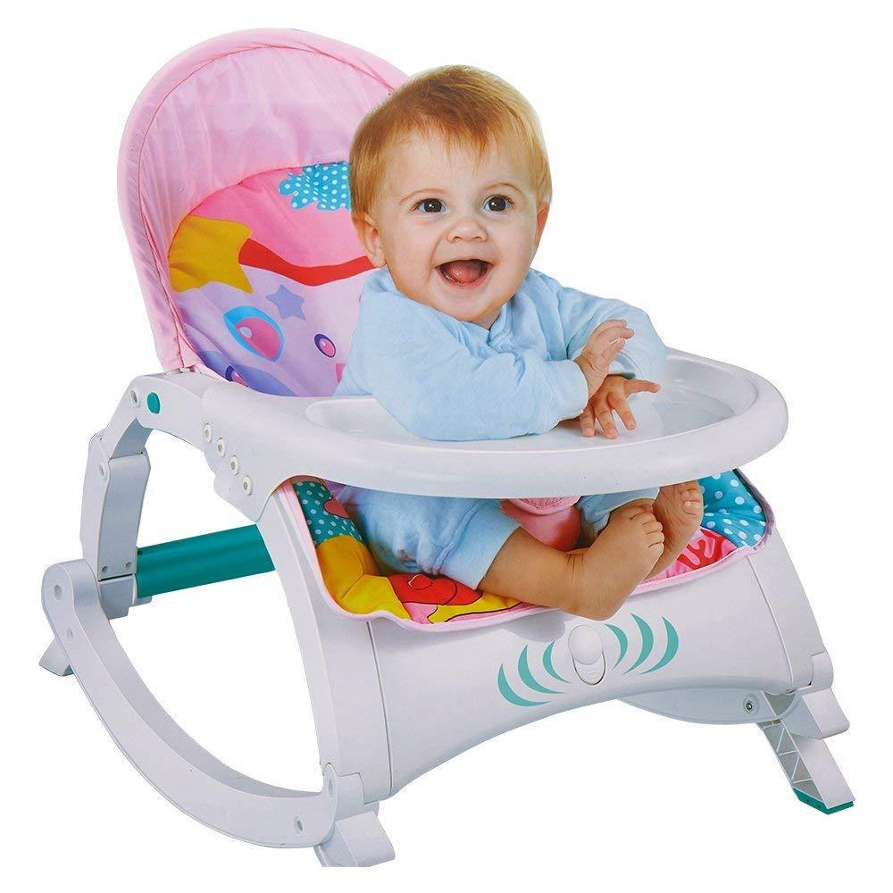 Bosonshop Newborn toToddler Portable Rocker with Dinner Table