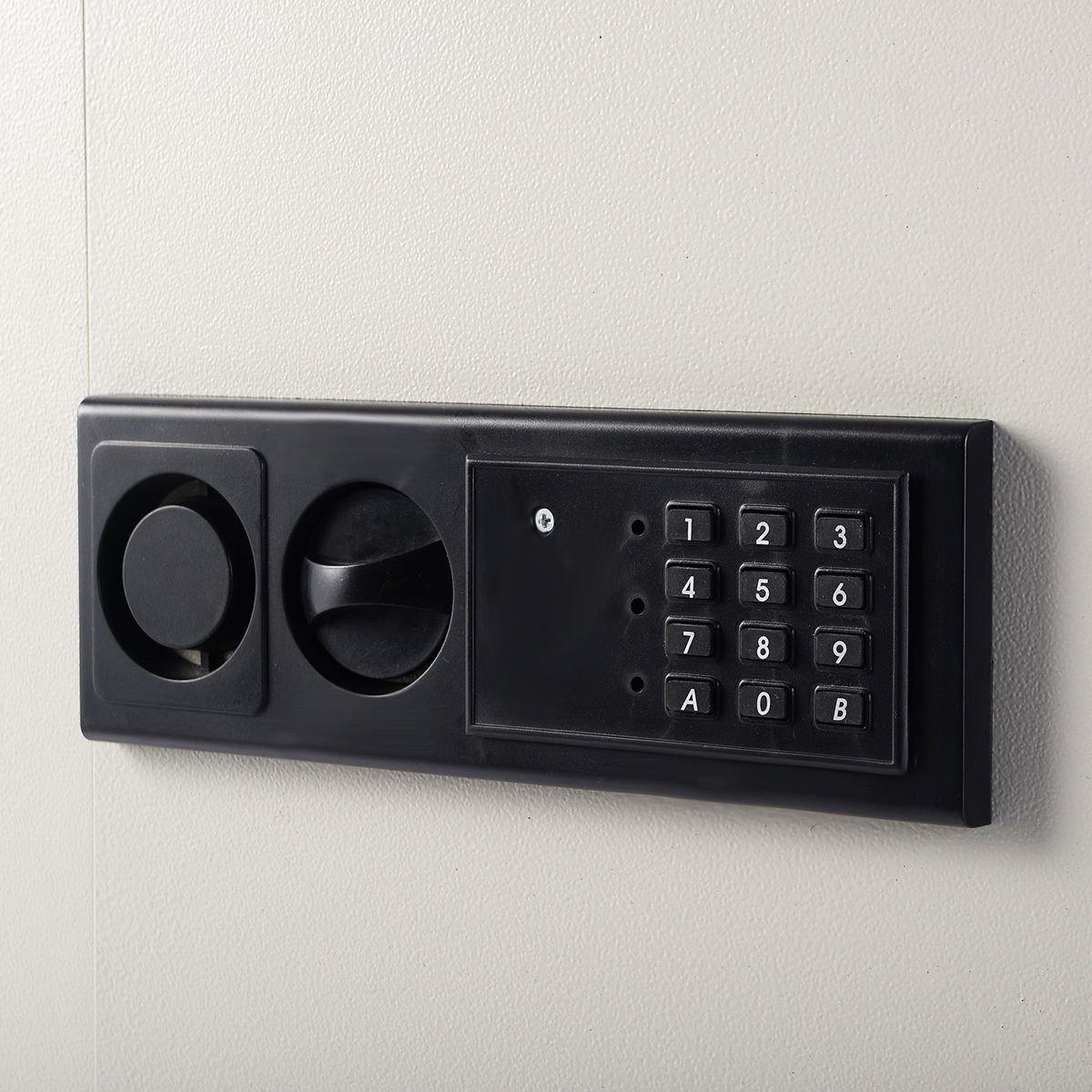 Digital Flat Recessed Wall Safe Security Cash key Lock Box - Bosonshop