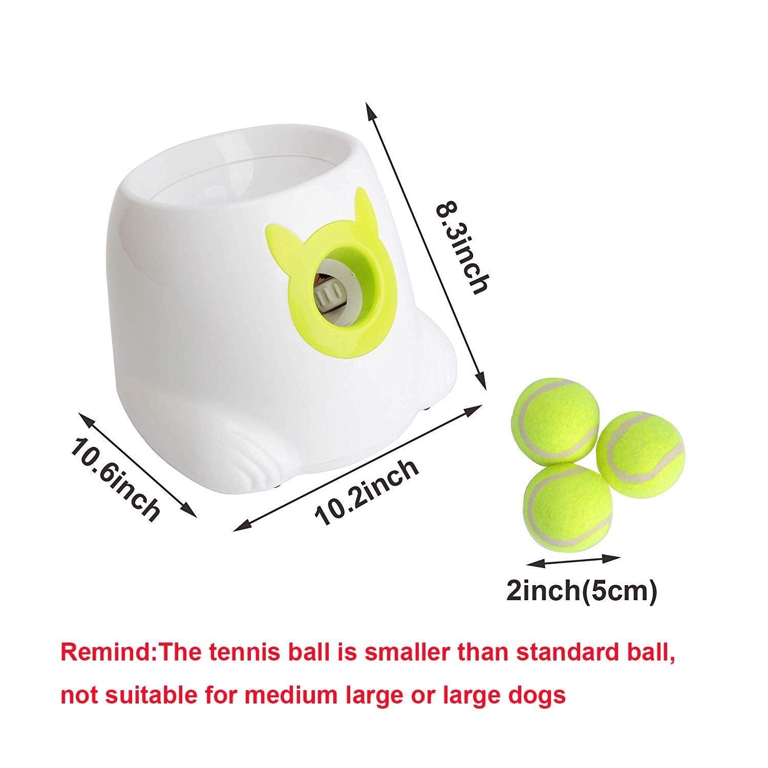 Bosonshop nteractive Ball Launcher for Dogs with Tennis Balls with remote control