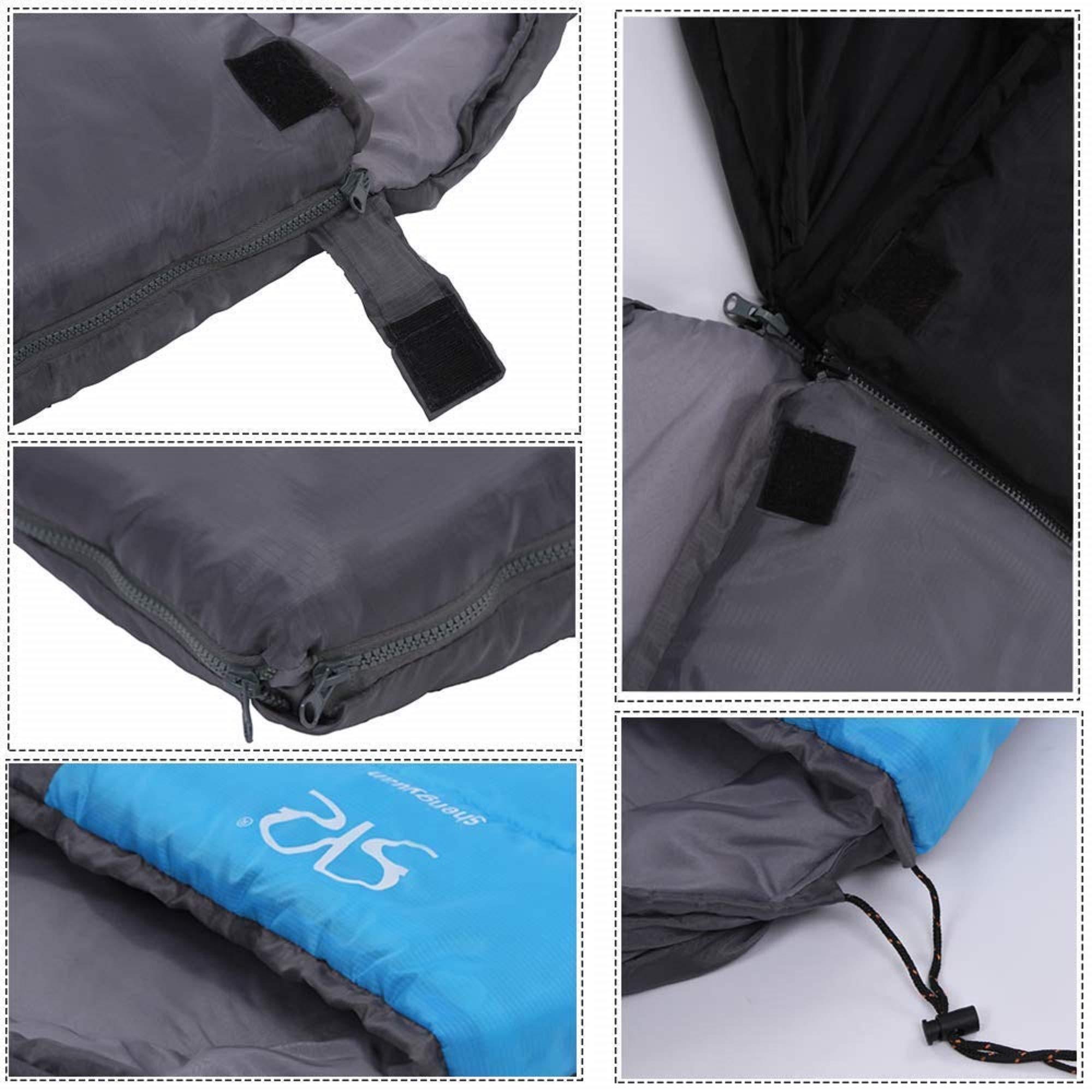 (Out of Stock) Lightweight Portable Waterproof Insulation Sleeping Bag Suit, Blue - Bosonshop