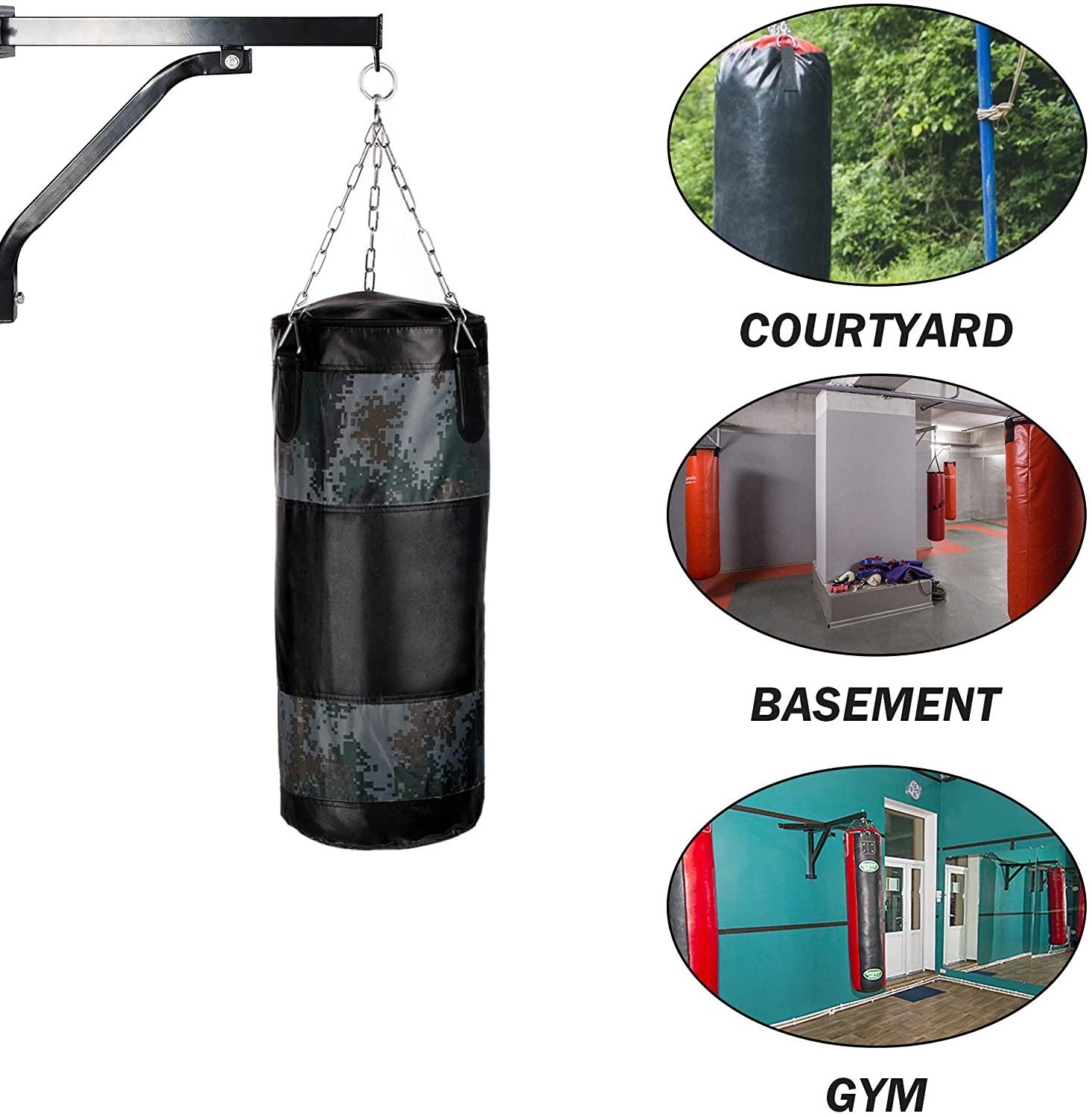 Wall Mount Heavy Bag Steel Hanger Racket for Boxing Punch Bag Speed Bag at Home & Gym Indoor Outdoor Exercise - Bosonshop