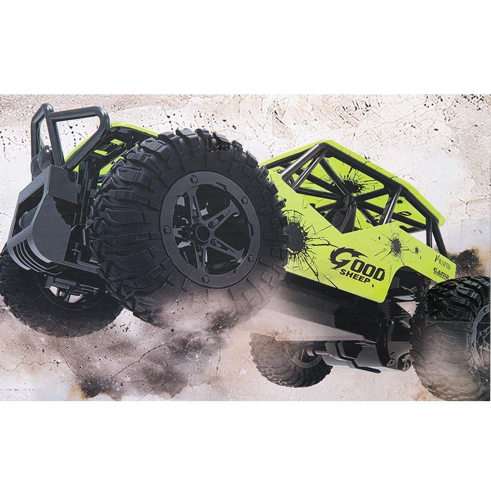 Bosonshop 2.4G 4WD High Speed Off-Road RC Die Cast Racing Car Battery Control Vehicle