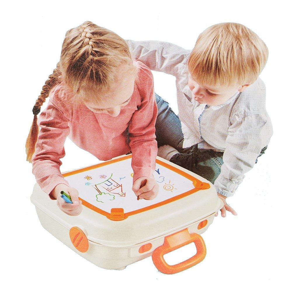 Bosonshop Portable Travel Suitcase Painting Toy for Kids