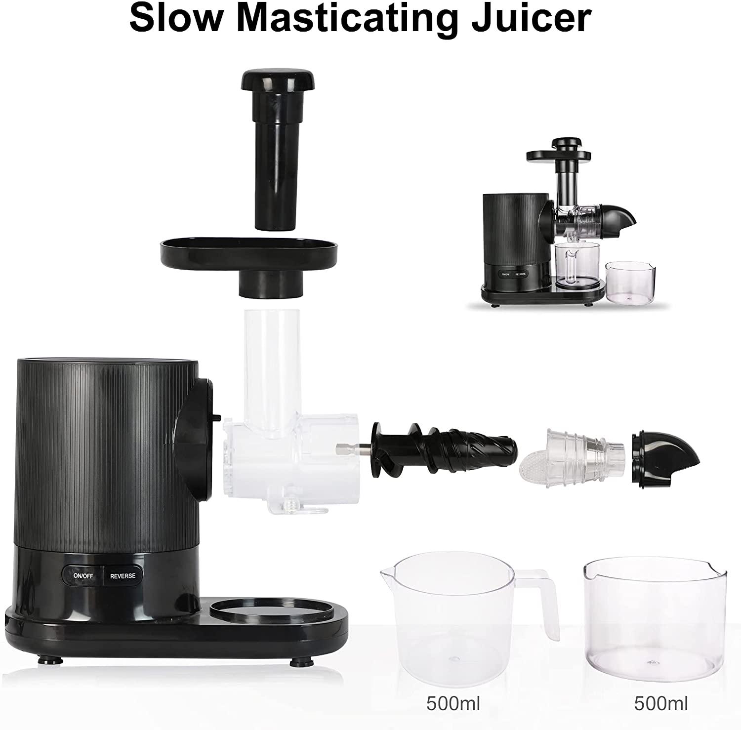 Centrifugal Juicer with 304 Stainless-Steel Filter, 2 Speeds, BPA-Free, High Juice Yield, Dishwasher Safe, 150W Low-Speed Celery Juicer - Bosonshop