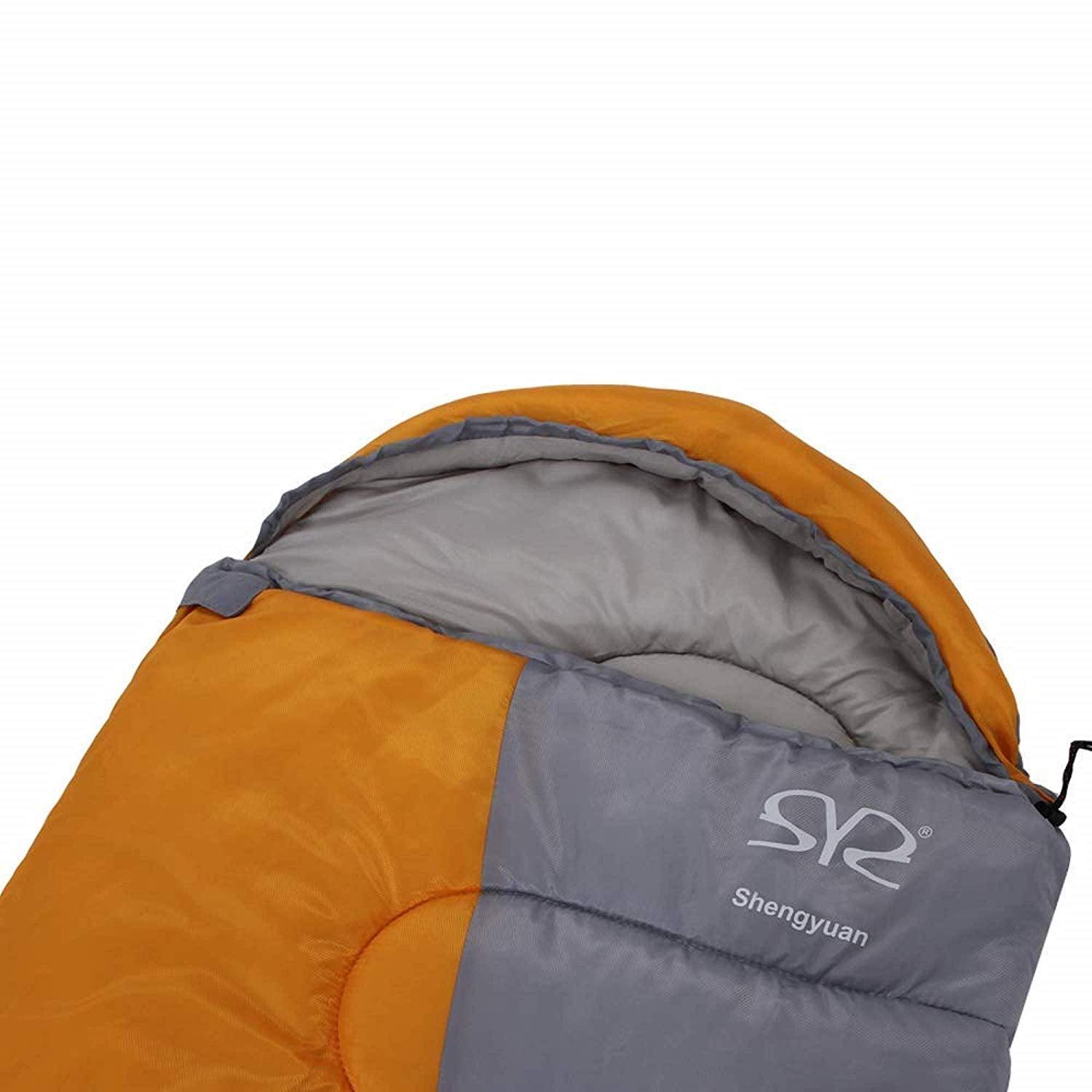 Bosonshop adult 3 Season OutdoorEnvelope Sleeping Bag Lightweight Portable for Camping