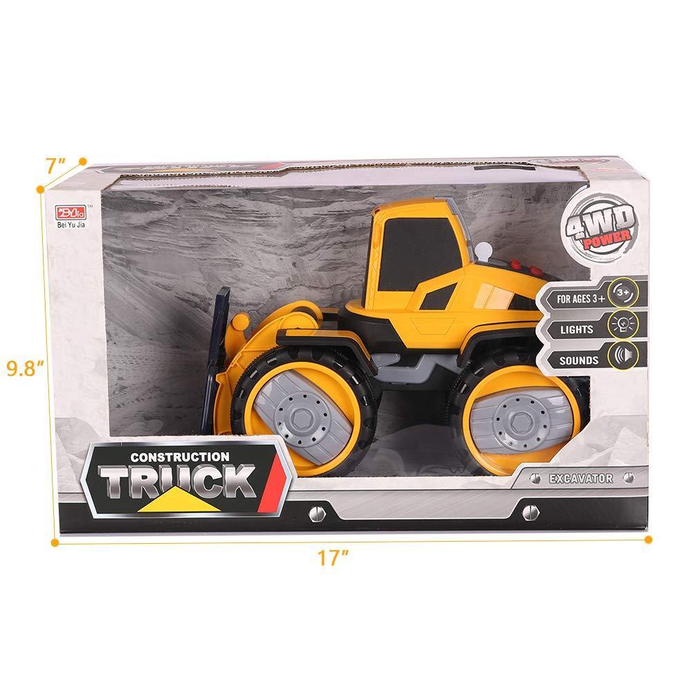 Bosonshop Forklift Toy Battery Powered Dump for Kids with Light and Sound