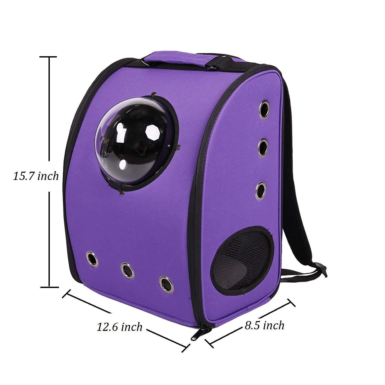 Bosonshop Pet Kitten Puppy Travel Carrier Backpack Space Capsule Bubble Design Breathable