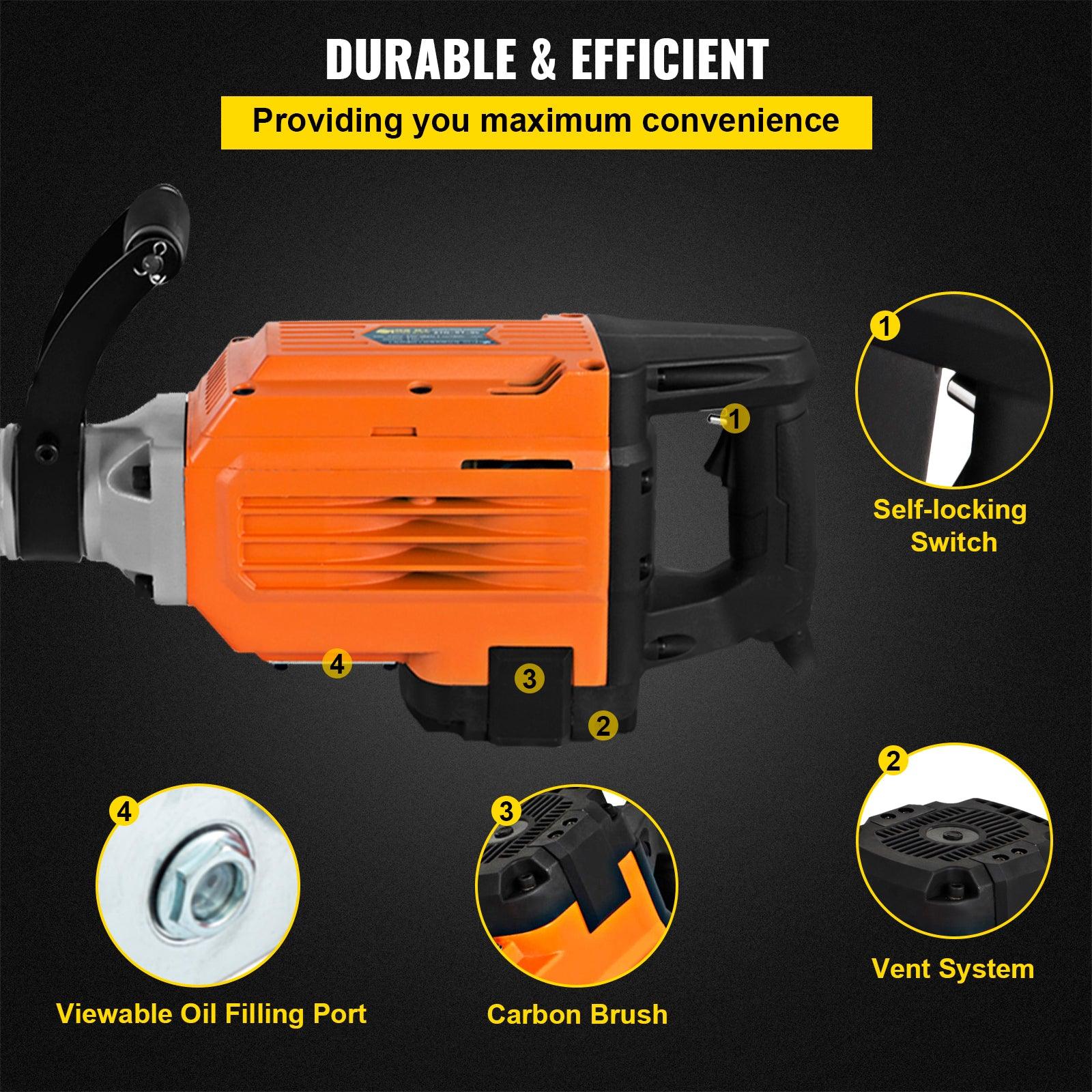 (Out of Stock) Multifunctional Rotary Hammer 3600W Ground Breaking Concrete Electric Hammer Tool Impact Drill - Bosonshop