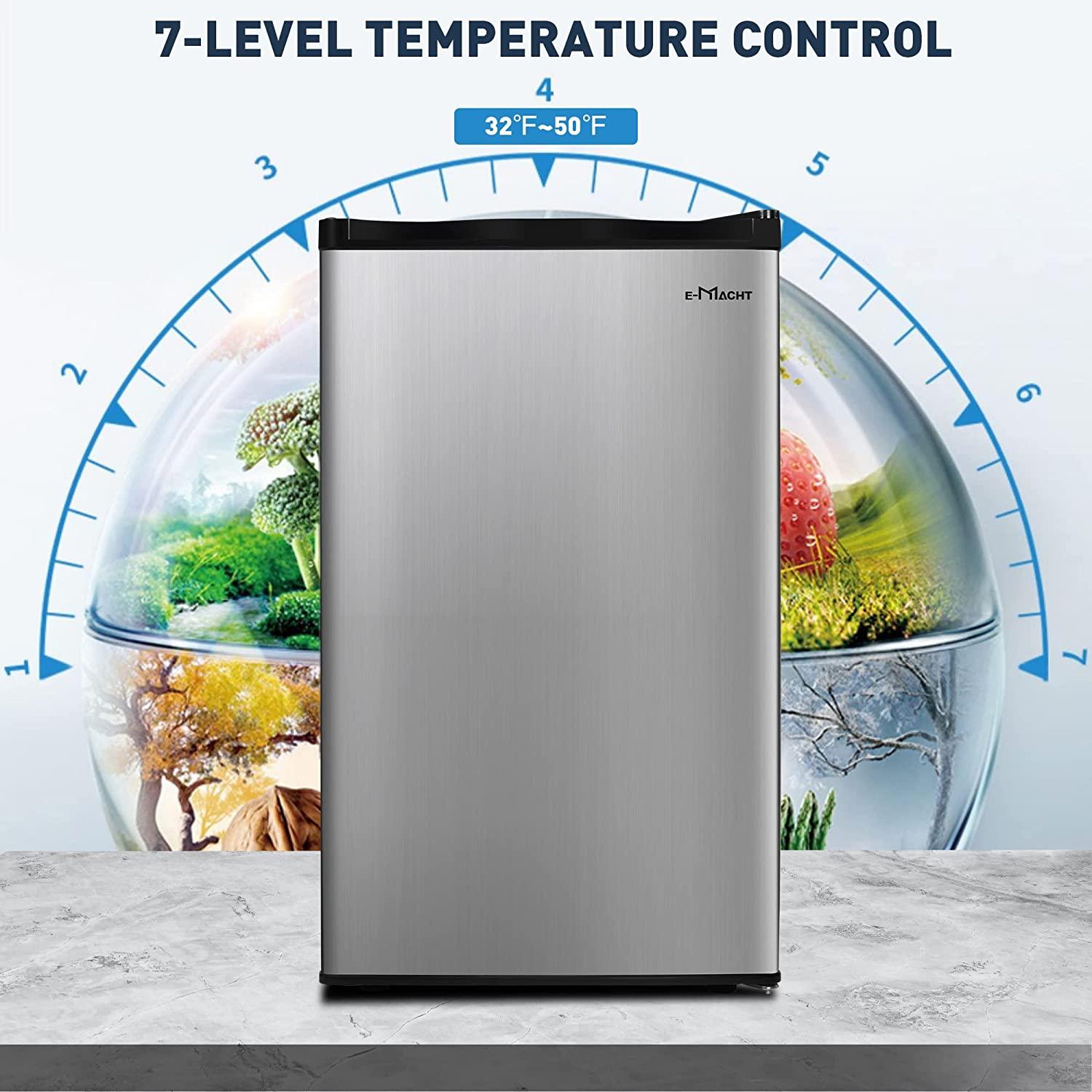 3.2 Cu.Ft. Mini Fridge Compact Refrigerator with Freezer for Home/Dorm/Office - Bosonshop