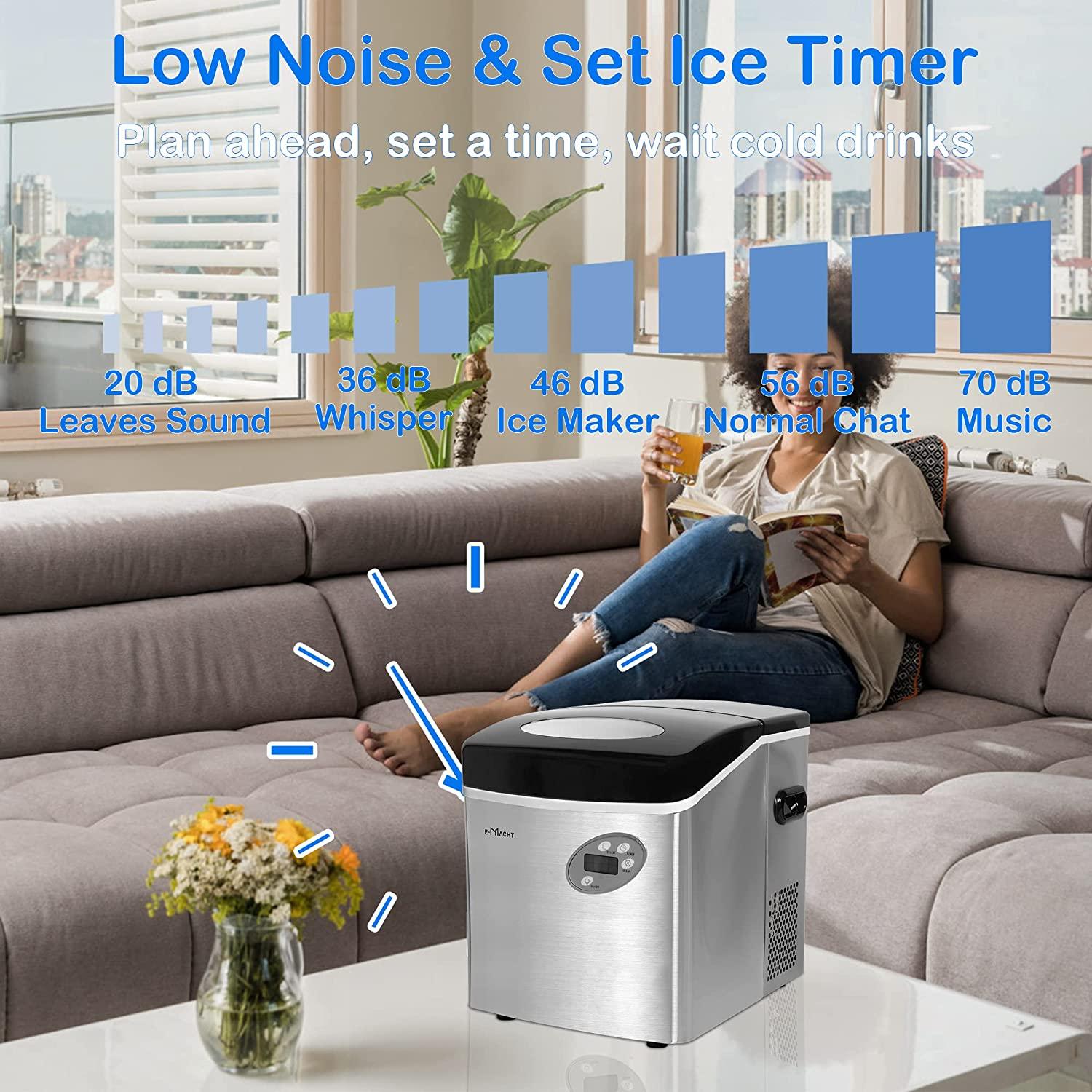 Portable Countertop Ice Maker Machine with Self-Cleaning Function - Bosonshop