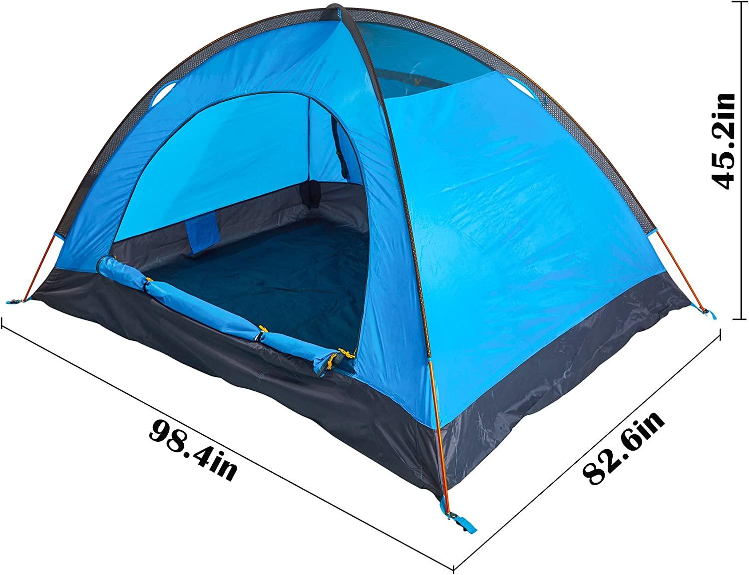 (Out of Stock) 2 Person Backpacking Tent, Lightweight for Camping Hiking with Carry Bag - Bosonshop