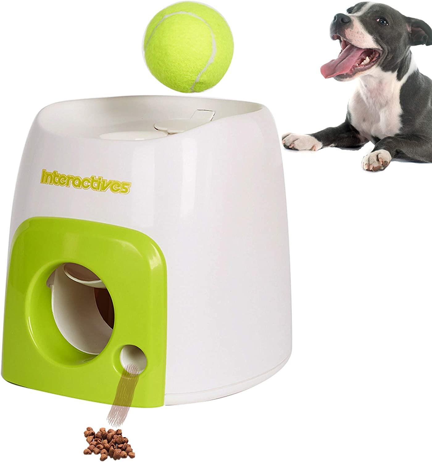 (Out of Stock) Interactive Dog Toys with Tennis Ball, Food Reward Toys for Dogs, Eco-Friendly BPA Free Material - Bosonshop