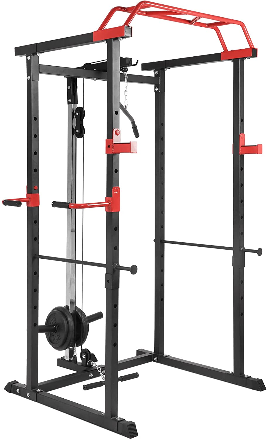 (Out of Stock) Full Body Train Power Rack Squat Cage, Fitness Smith Cage System - Bosonshop