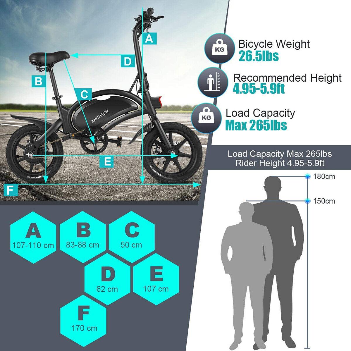 (Out of Stock) 500W Electric Bike Commuting Bicycle Folding City Ebike APP Control - Bosonshop