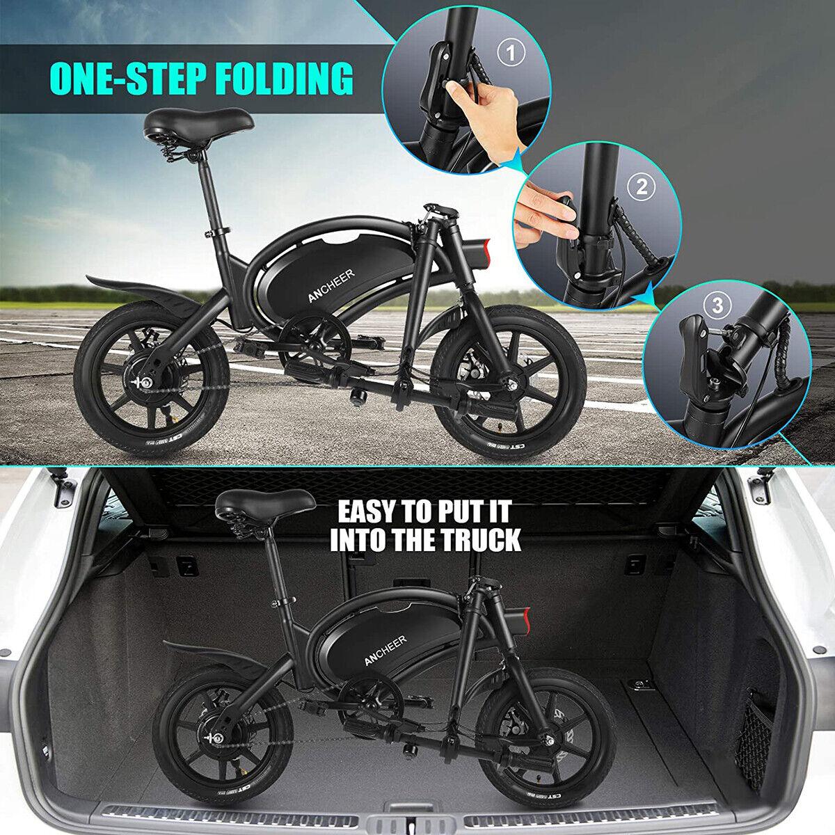 (Out of Stock) 500W Electric Bike Commuting Bicycle Folding City Ebike APP Control - Bosonshop