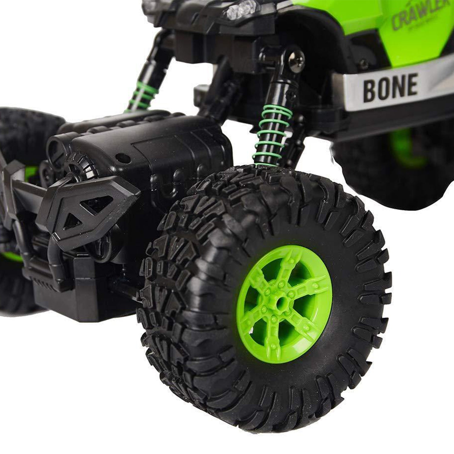 (Out of Stock) 2.4GHz 4WD Off-Road Vehicles 1:16 Remote Control Rock Crawler Truck with WiFi 0.3MP Camera , Green - Bosonshop