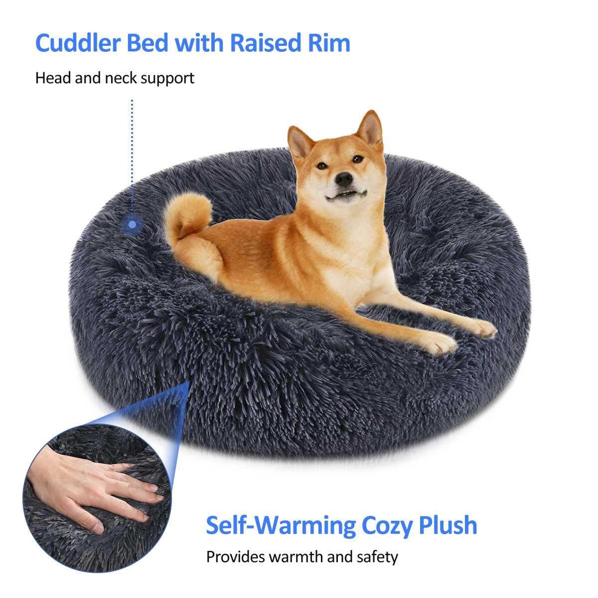 (Out of Stock) Dog Pet Bed Super Soft PP Cotton Winter Warm Sleeping - Bosonshop