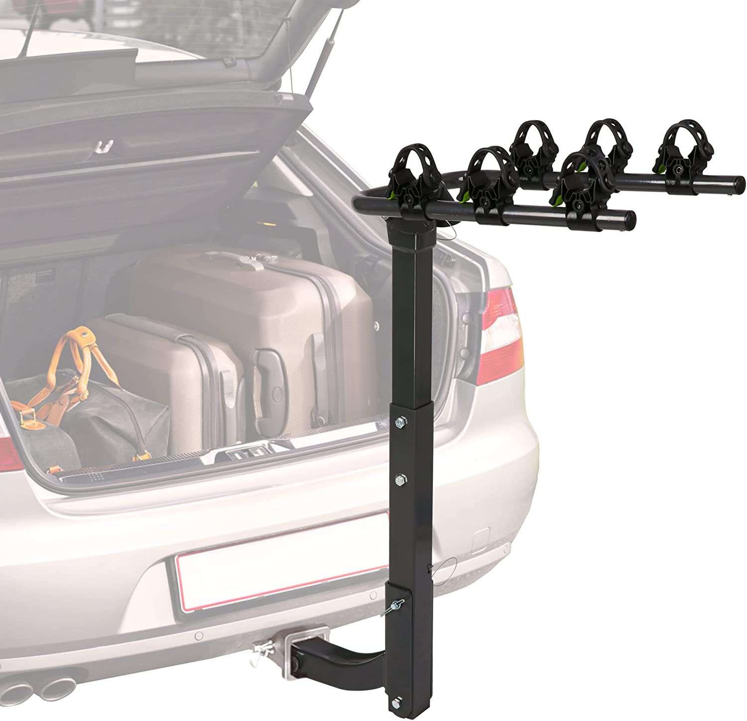 3 Bike Rack Bicycle Carrier Racks Hitch Mount for Car 2" Hitch Receiver - Bosonshop