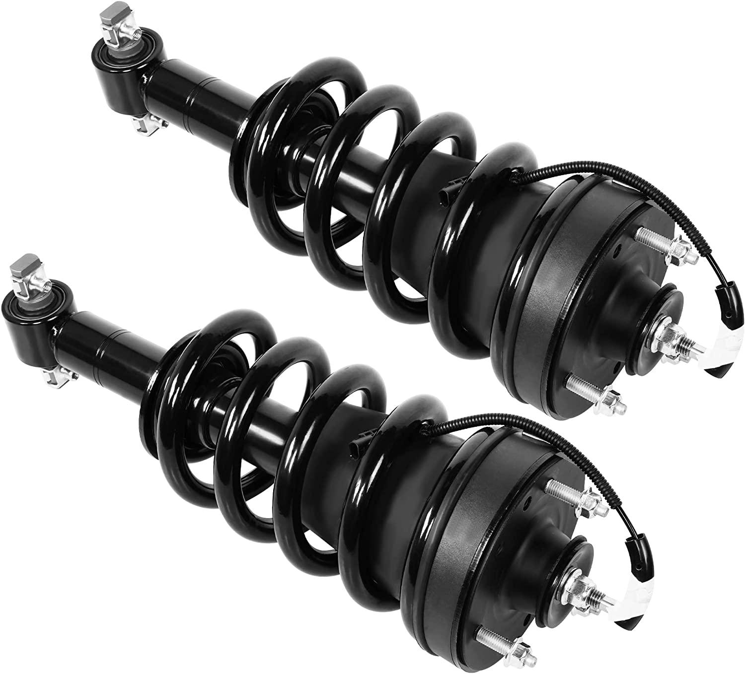 2pcs/Set Front Complete Strut Assemblies with Coil Springs Replacement Struts Shocks - Bosonshop