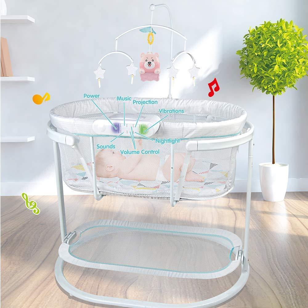 Baby Cradle for Newborn Soothing Motions Bassinet - Bosonshop