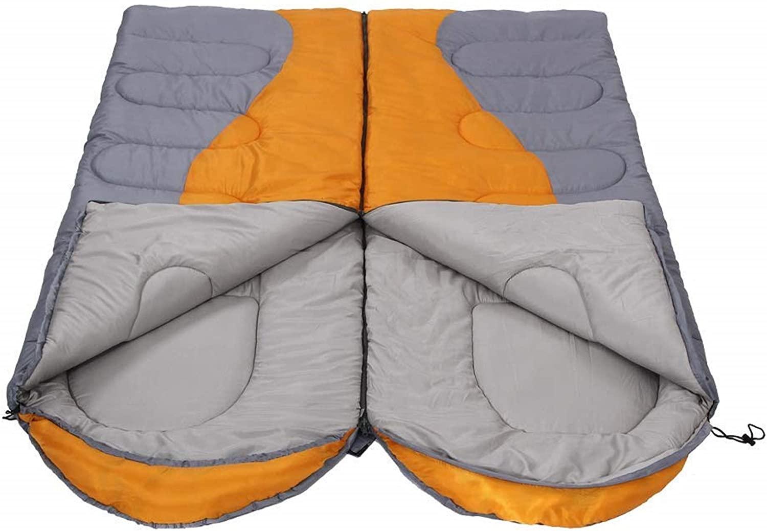 (Out of Stock) Lightweight Portable Waterproof Insulation Sleeping Bag Suit, Orange - Bosonshop