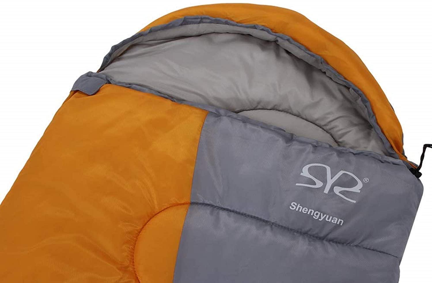 (Out of Stock) Lightweight Portable Waterproof Insulation Sleeping Bag Suit, Orange - Bosonshop