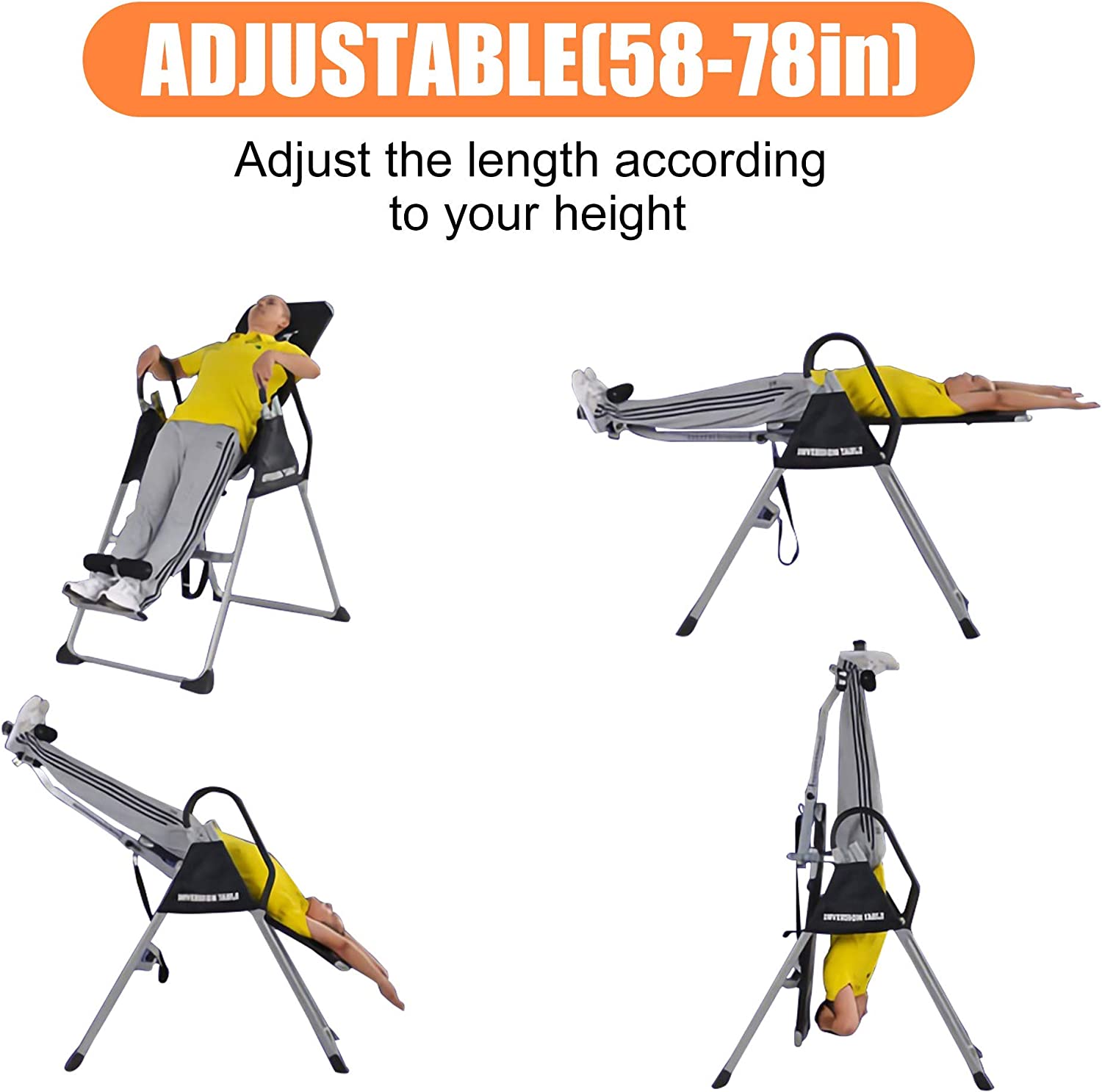 (Out of Stock) Inversion Bed, Adjustable Inversion Table, Foldable Inversion Stretcher, Inversion Stand - Bosonshop