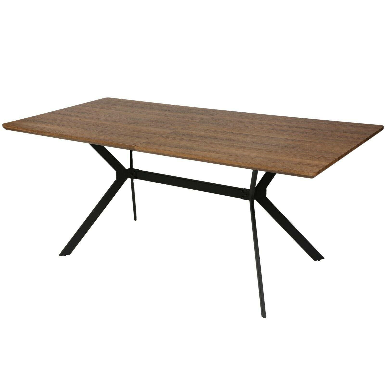 Dining Table Mid-Century Vintage Kitchen Table for Living Room Balcony Cafe Bar, Walnut - Bosonshop