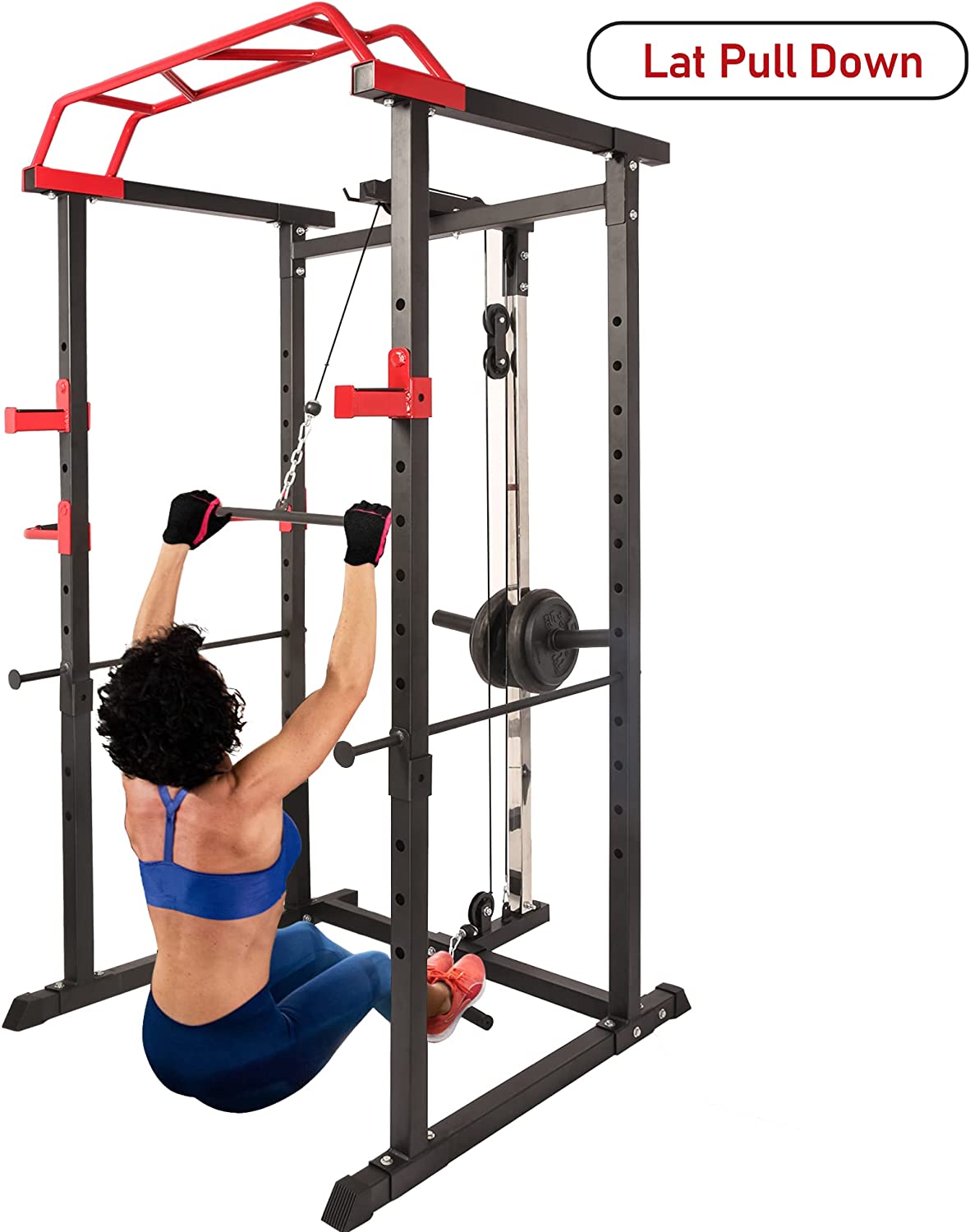 (Out of Stock) Full Body Train Power Rack Squat Cage, Fitness Smith Cage System - Bosonshop