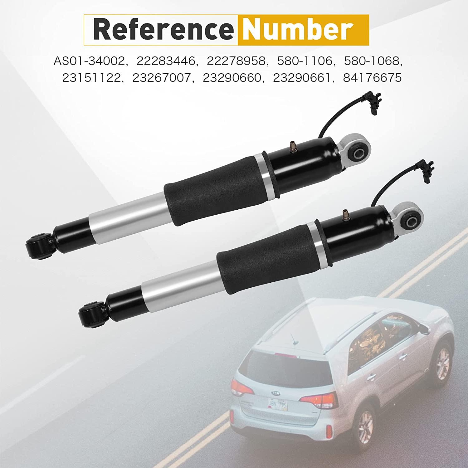 Set of 2 Rear Air Suspension Shock Absorber Struts Replacement - Bosonshop