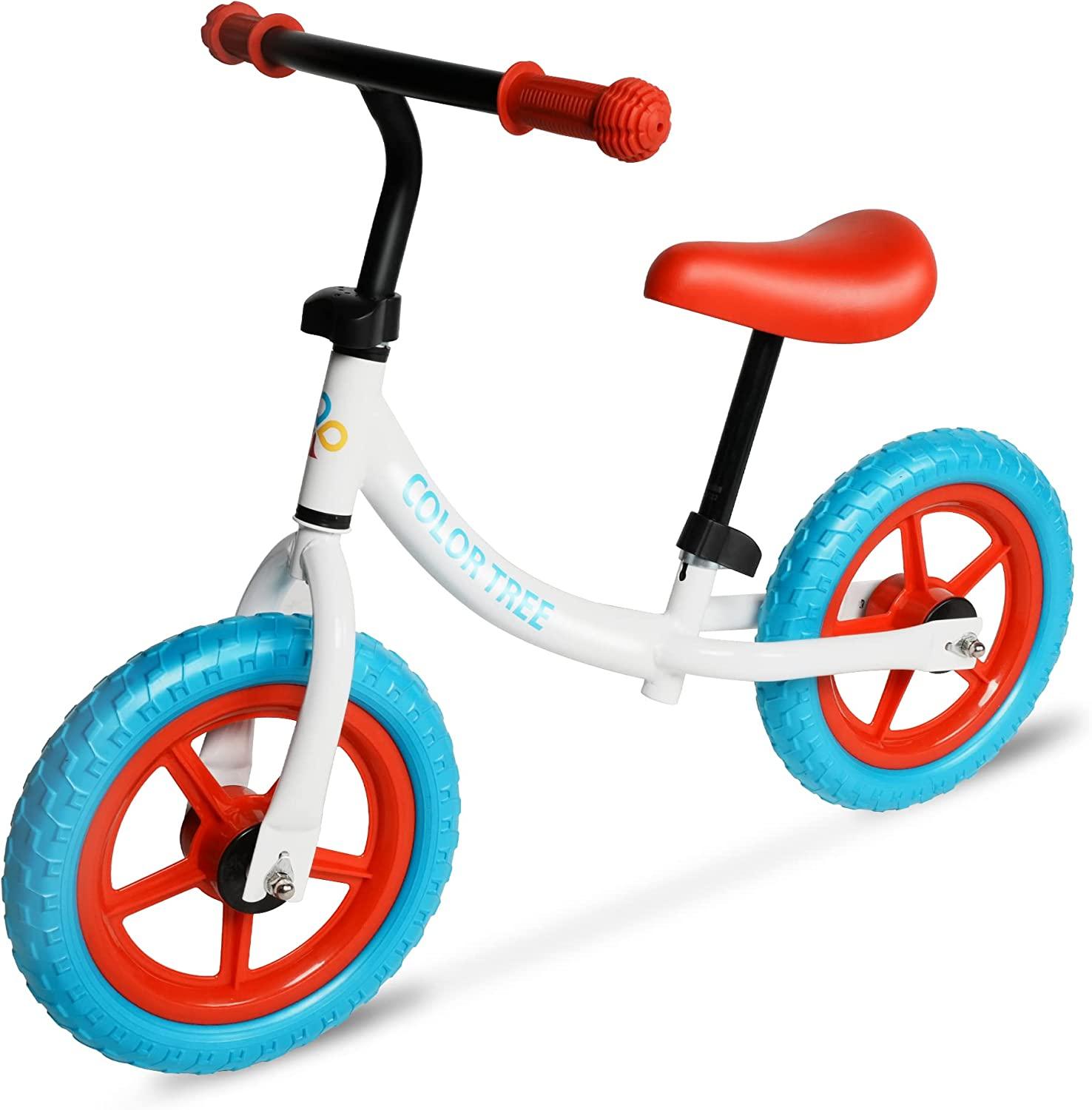 No Pedal Sport Kids Balance Bike Toddler Training Bicycle with Adjustable Handlebar and Seat for 3-5 Years - Bosonshop